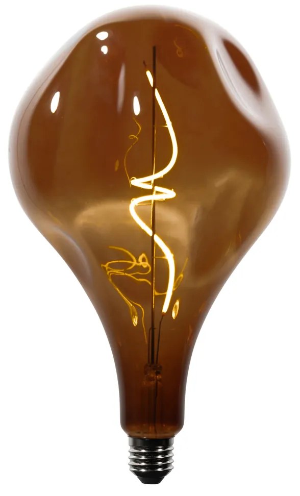 Zestaw 5 ściemnialnych żarówek LED E27 PS160 brązowe 4W 120 lm 1800K