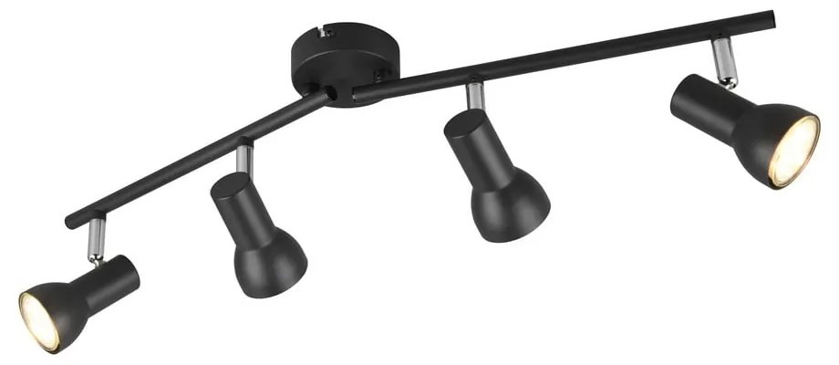 Czarna lampa punktowa ø 8 cm Cantar – Reality