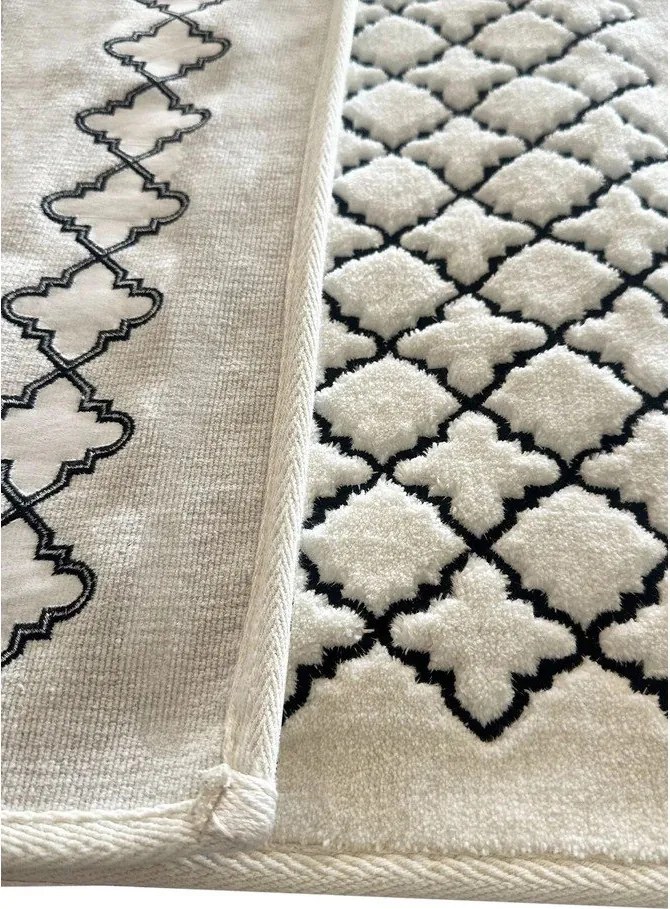 Kremowe dywaniki łazienkowe zestaw 2 szt. 60x100 cm Luxury – Foutastic