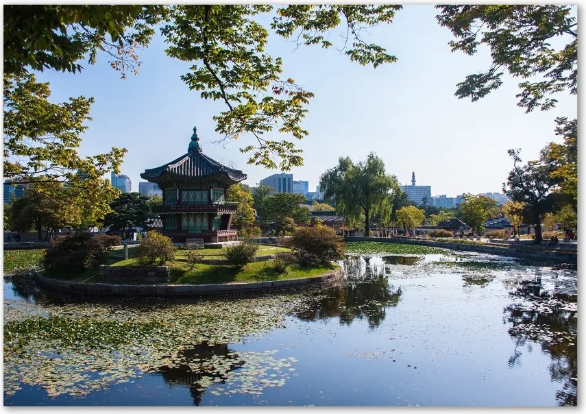 Foto obraz szklany Korea Południowa