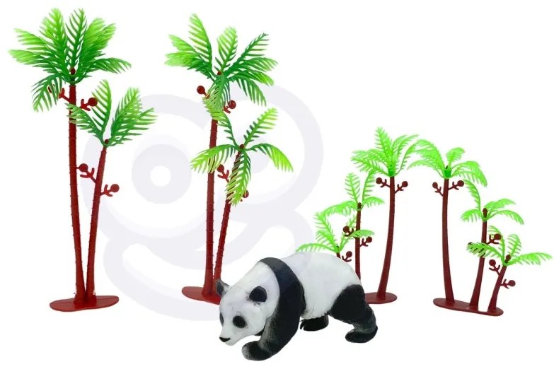 Woopie zestaw figurki safari + mata 24 el.