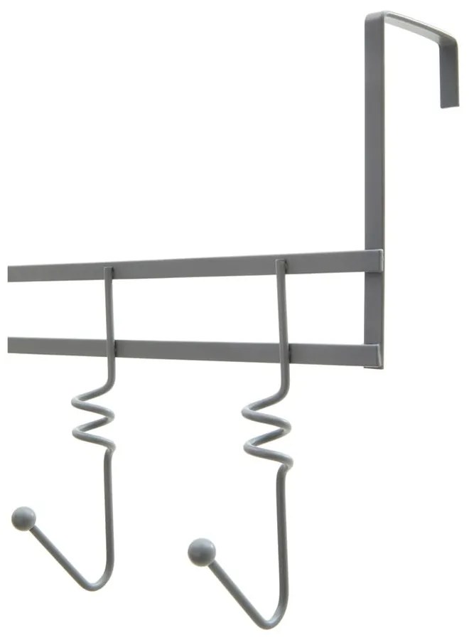 Szary metalowy wieszak na drzwi 46 cm Jaxen – Premier Housewares