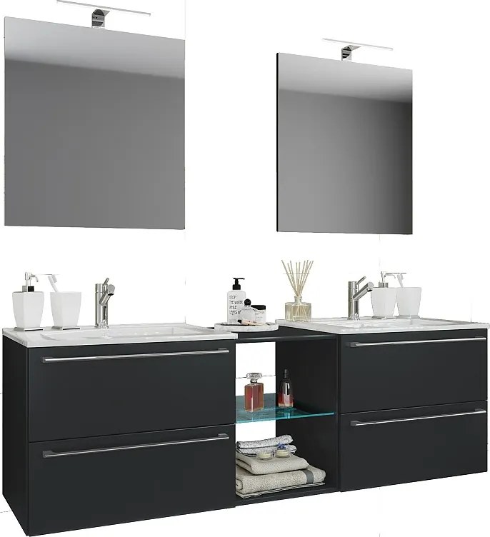 Umywalka 3-częściowa Badinos XXL