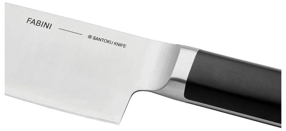 Nóż typu santoku ze stali nierdzewnej Trino – FABINI