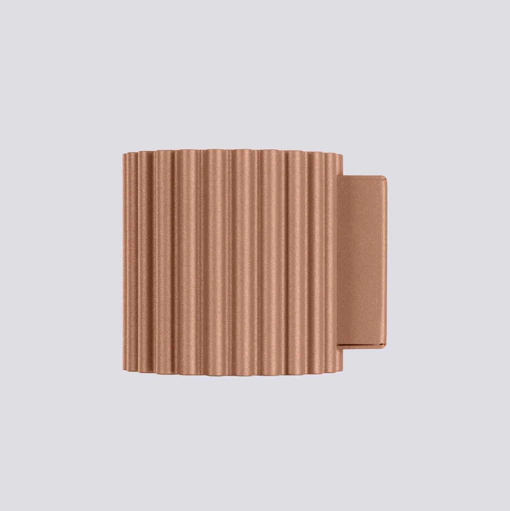 Kinkiet AURA mocca G9 ryflowany SOLLUX  LIGHTING