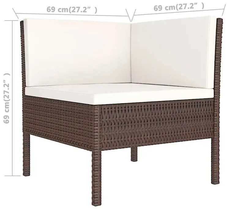 Komplet wypoczynkowy z naturalnego rattanu R7-D27
