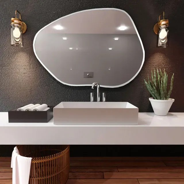 Designerskie lustro led 50x36 cm E3-C01