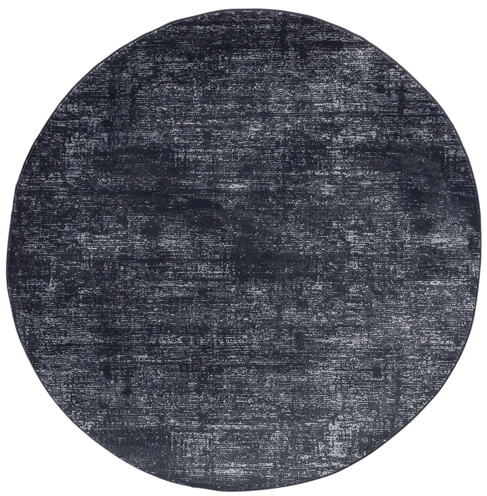 Dywan nowoczesny Stella antracyt melanż koło 195 cm x 195 cm