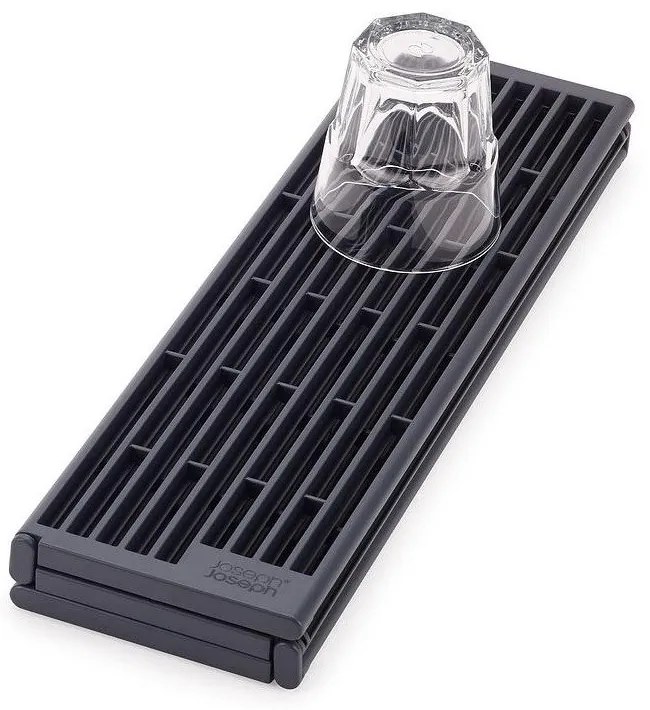 Szary regulowany plastikowy ociekacz na zlew 43x13 cm Platform – Joseph Joseph