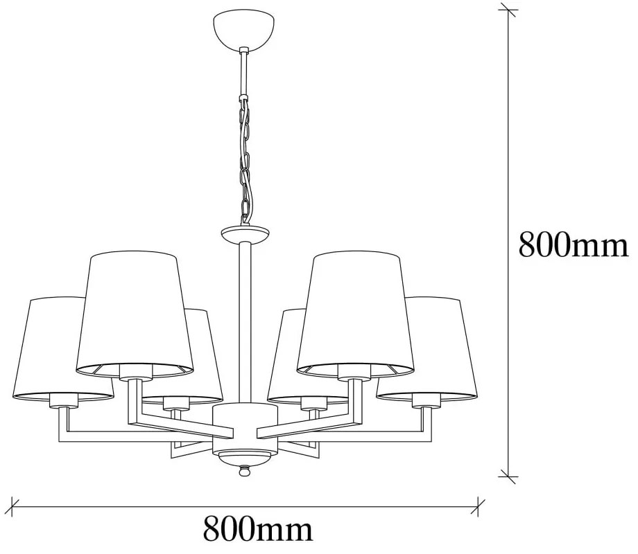 Czarna metalowa lampa wisząca z białymi kloszami Opviq lights Christina