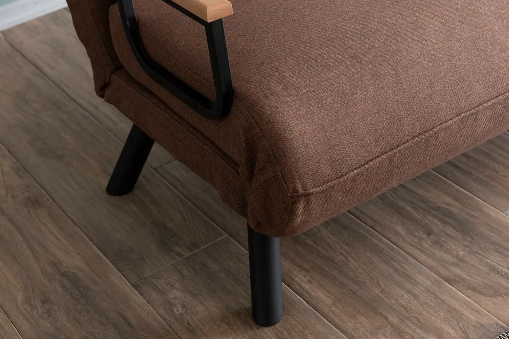 Sofa rozkładana Sando 2 jasny brąz