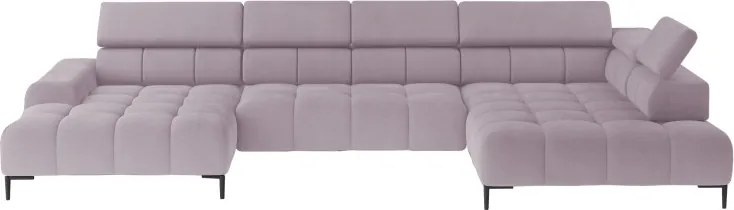 Narożnik PLAZA XL Prawostronny Elektryczna regulacja Tkanina SOLAR 61 WERSAL