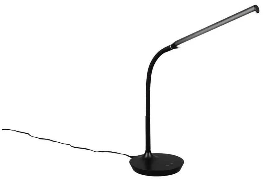 Czarna lampa stołowa LED (wys. 38 cm) Toro – Trio