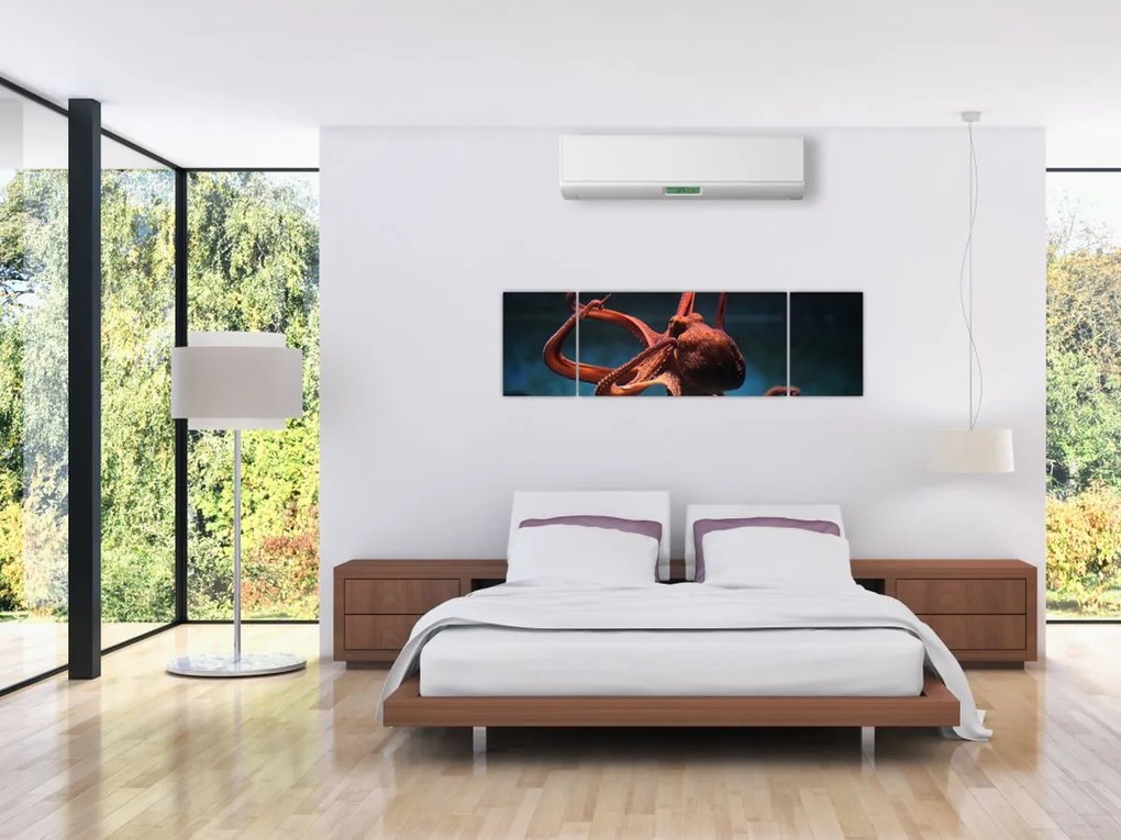Obraz - Ośmiornica (170x50 cm)