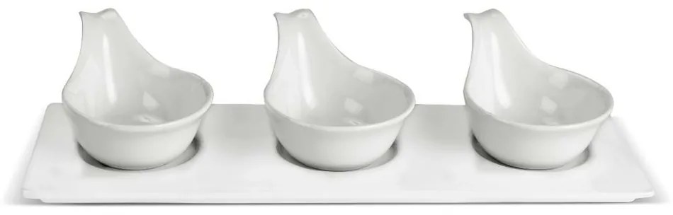 Lamart LT9218 4-częściowy zestaw naczyń doserwowania Dine, 34 x 12 cm