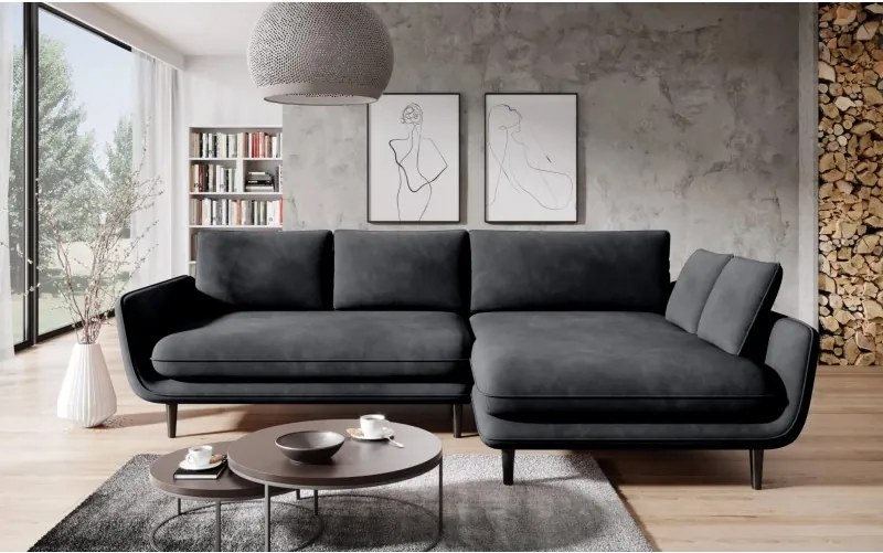 Narożnik SOLANO funkcja spania pojemnik poduszki WERSAL