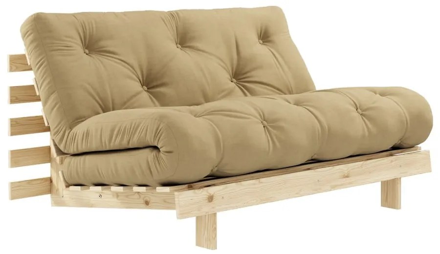 Sofa wielofunkcyjna Karup Design Roots Raw/Wheat Beige