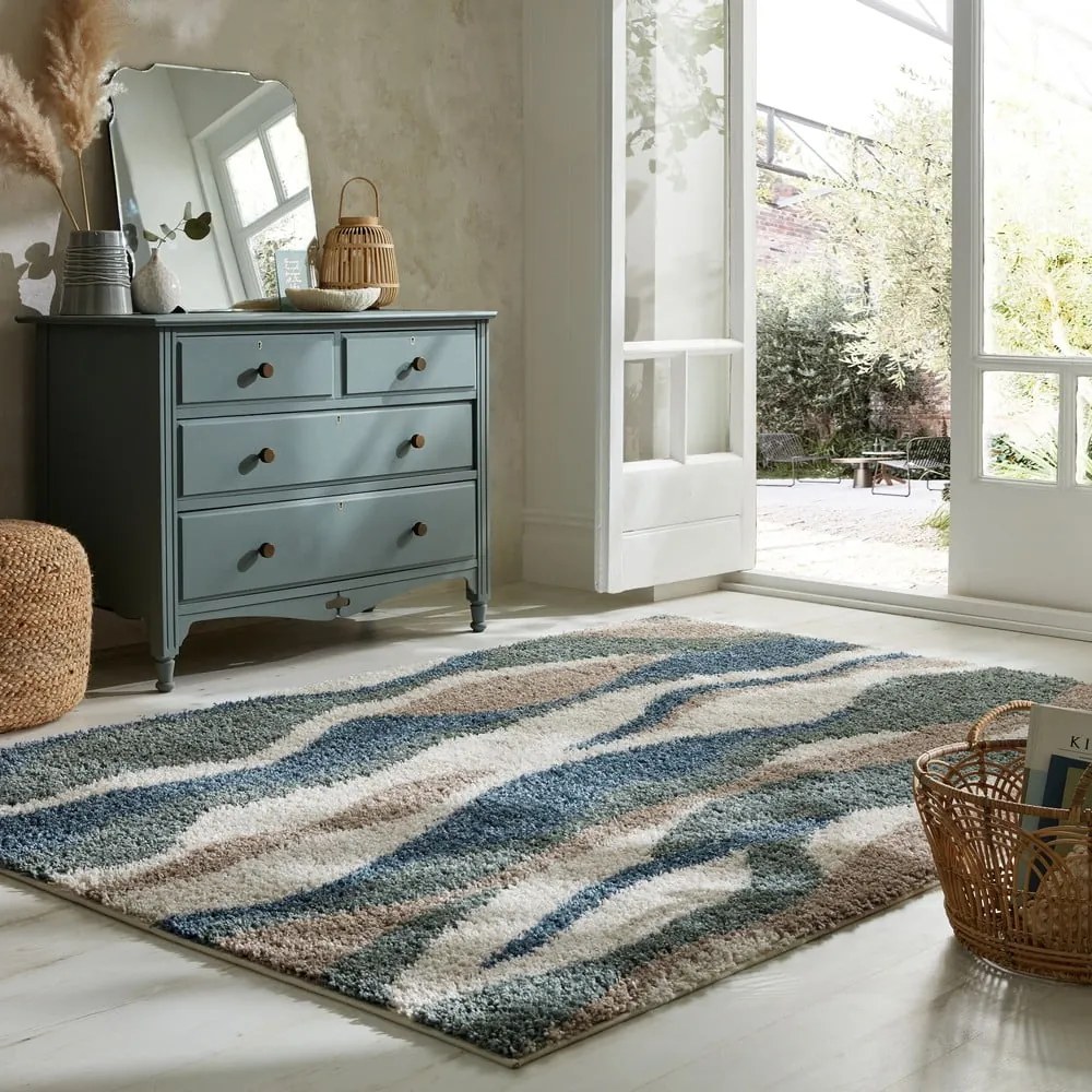 Zielono-niebieski dywan 80x150 cm Stream – Flair Rugs
