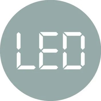 Lusterko kosmetyczne z LED na ścianę LUMI, montaż bez wiercenia