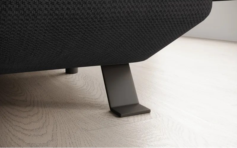 Narożnik RAVEN XL wolnostojący z funkcją spania tkanina Artico 37439 Antracytowy WERSAL