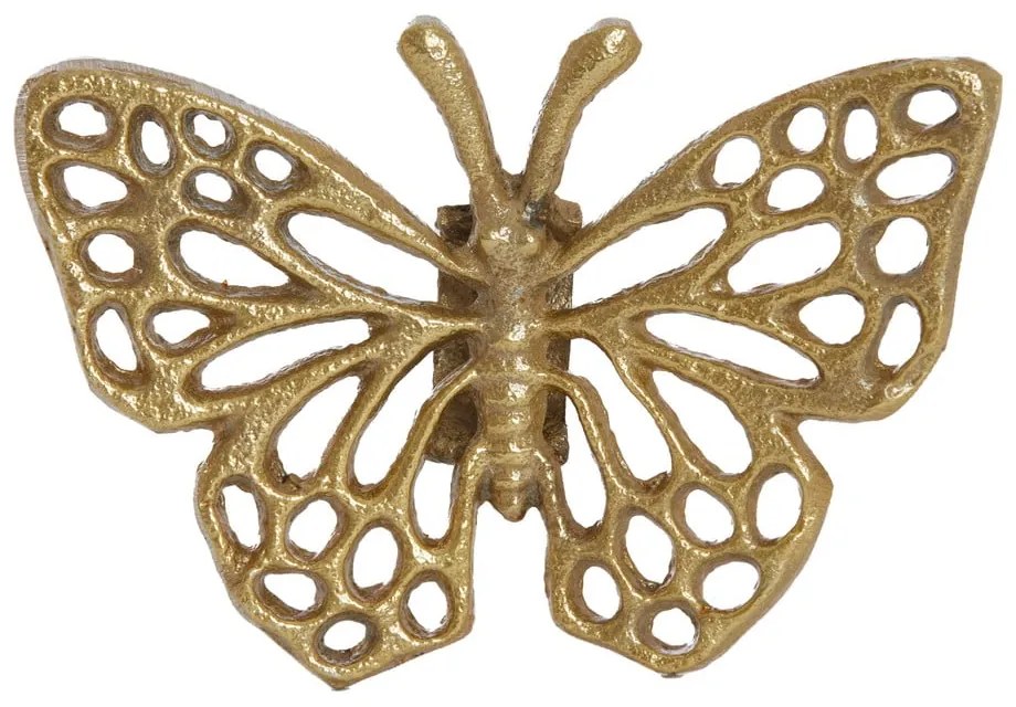 Metalowa dekoracja ścienna 10x7 cm Butterfly – Light &amp; Living