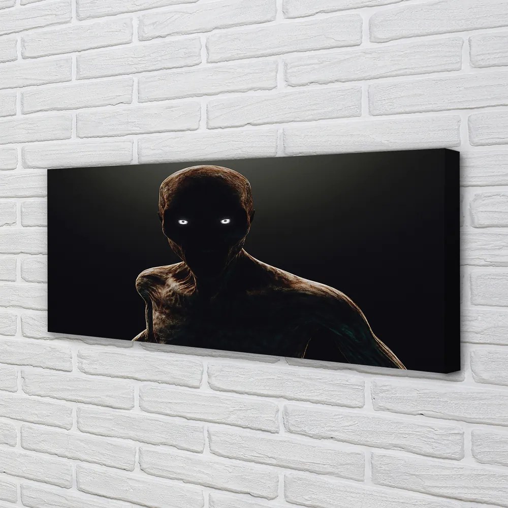 Obraz drukowany na płótnie Łysa Straszna Postać