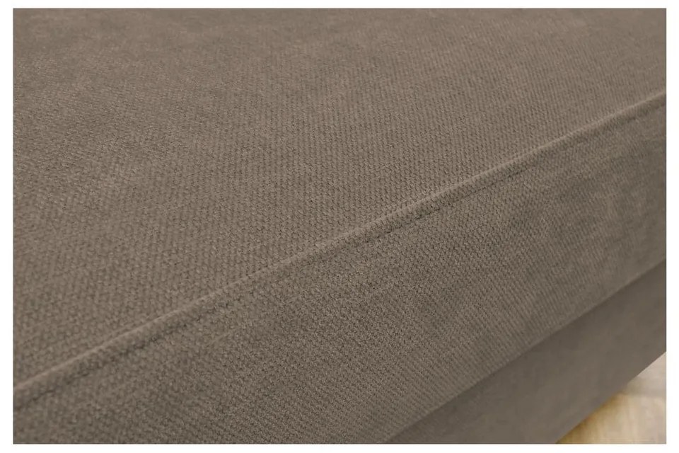 Brązowa rozkładana sofa 215 cm Monaco – Bobochic Paris