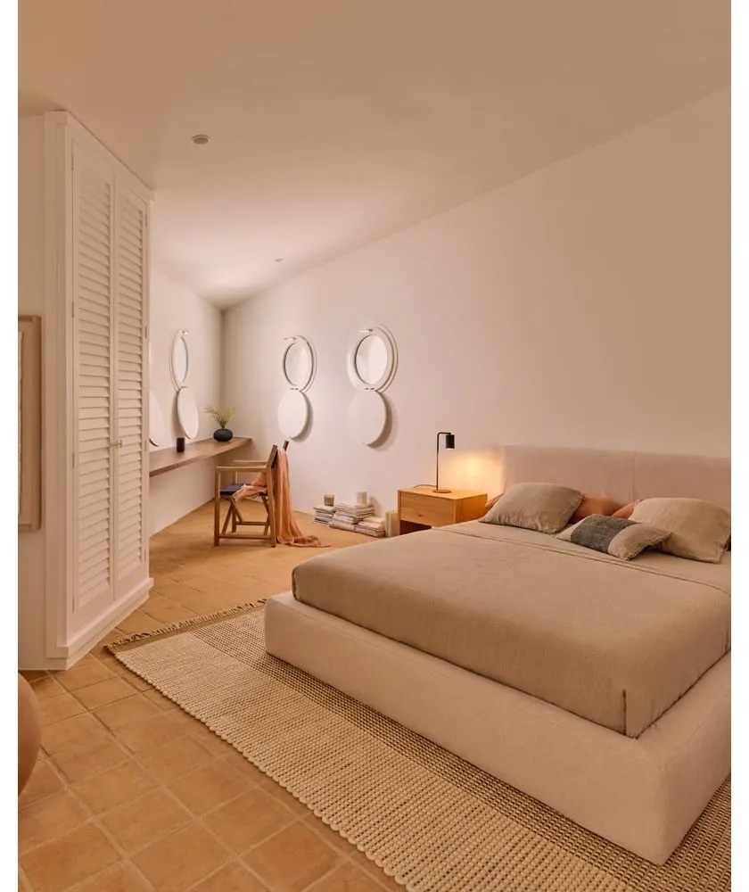 Beżowy wełniany dywan dwustronny tkany ręcznie 160x230 cm Blart – Kave Home