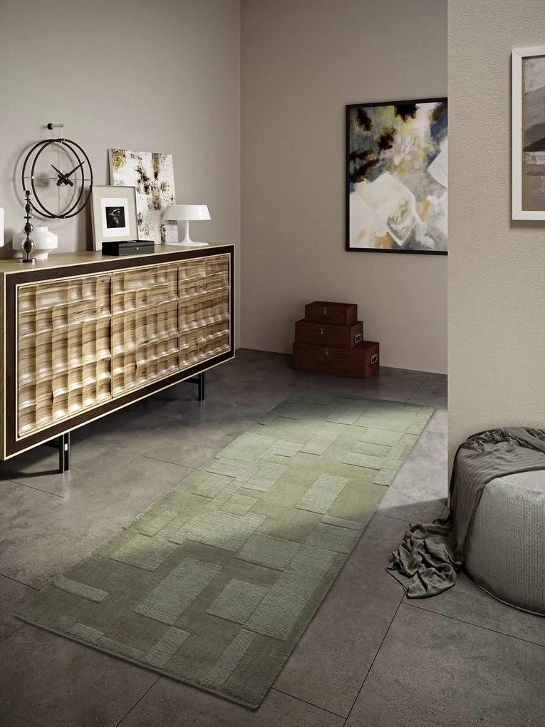 Dywan wełniany Villeroy &amp; Boch Wilhelmine zielony 80 cm x 250 cm