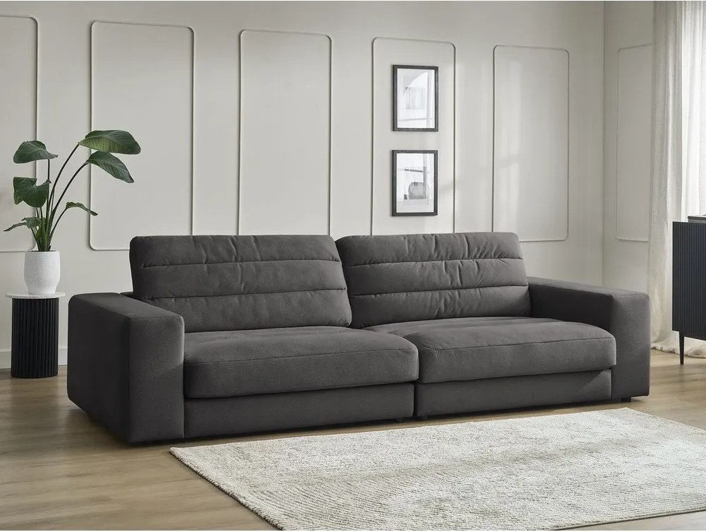 Czarna aksamitna sofa 276 cm Sierra – Bobochic Paris