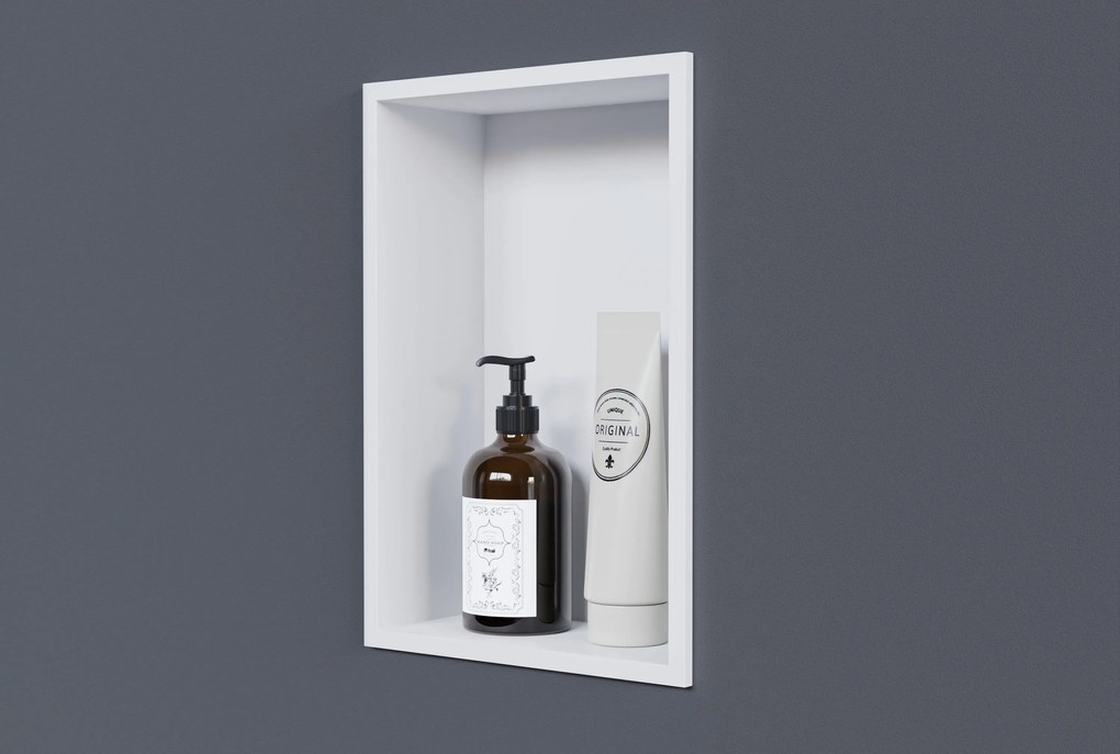 Półka wnękowa ścienna ze stali nierdzewnej NT203010X