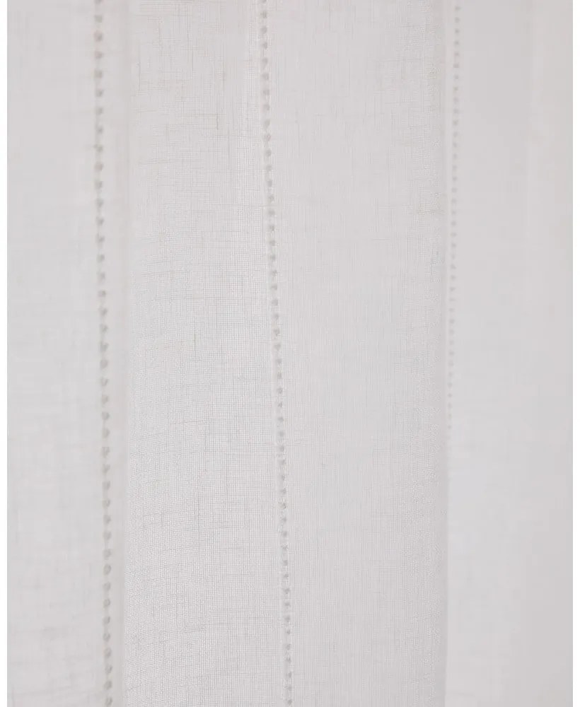 Biała zasłona 140x270 cm Glima – Kave Home