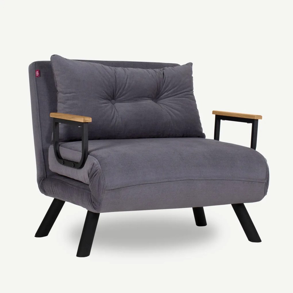 Fotel Sando Single Grey