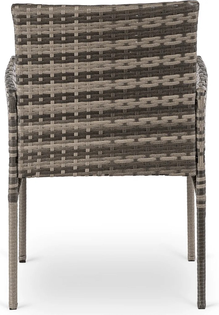 2x Krzesło Ogrodowe CORTO Szare Nowoczesne