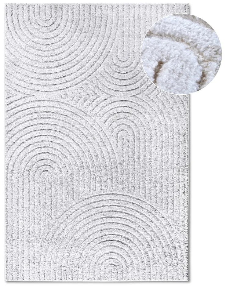 Biały dywan 160x235 cm Panglao New York White – Elle Decoration