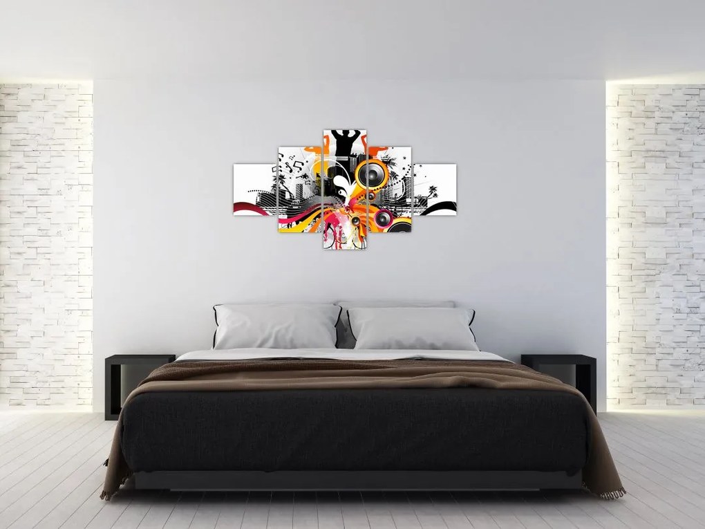 Obraz - Muzyka (125x70 cm)