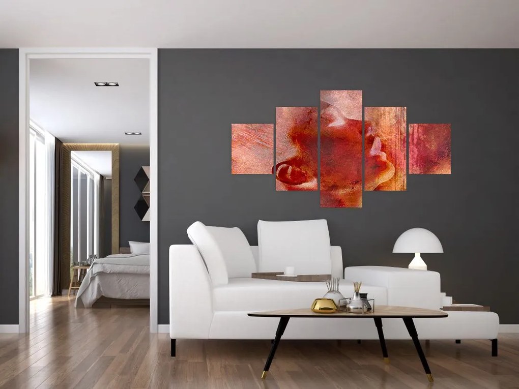 Obraz - Profil twarzy kobiety (125x70 cm)