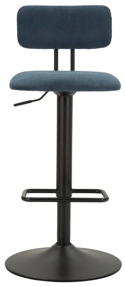 Morsko-czarny hoker z regulowaną wysokością (wysokość siedziska 61 cm) Tina – Mauro Ferretti