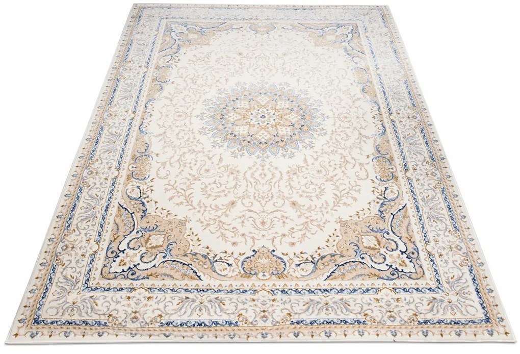 Stylowy kremowy dywan w nowoczesnym stylu P1-P14