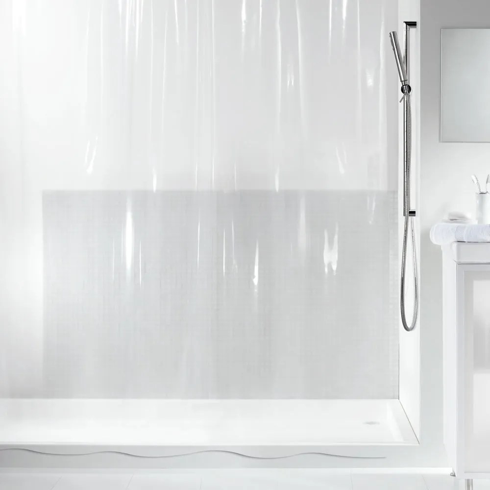Zasłona prysznicowa 180x200 cm Transparent – Spirella