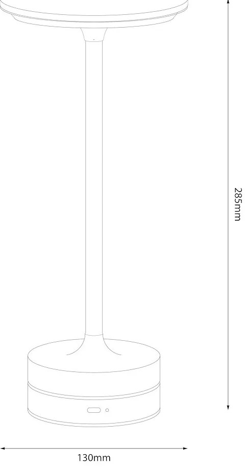 Lampka nocna TAVOLO Gold
