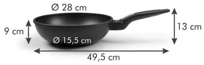 Tescoma SmartCLICK 605058 patelnia WOK 28 cm