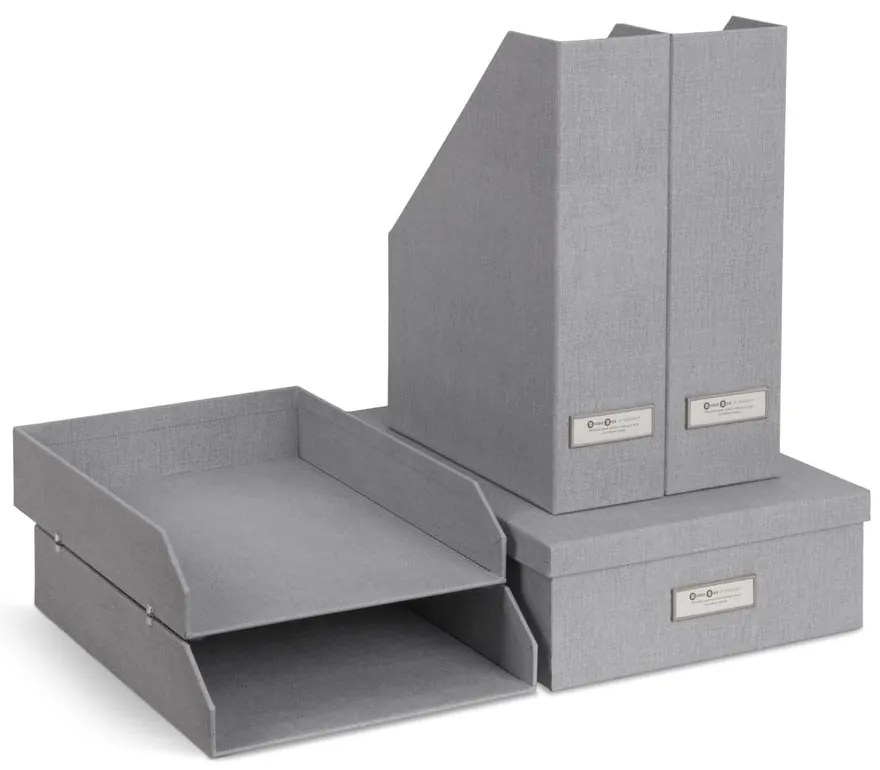 Kartonowe organizery na dokumenty zestaw 5 szt. Holger – Bigso Box of Sweden