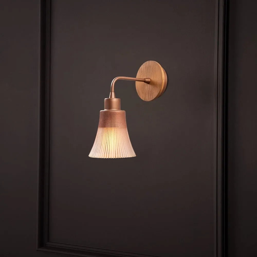 Kinkiet w kolorze miedzi ø 13 cm Foca – Opviq lights