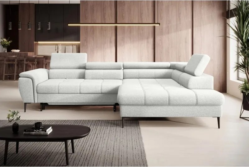 Narożnik DENVER L Prawostronny z funkcją spania Prawostronny w ktaninie SERENO 681 WERSAL