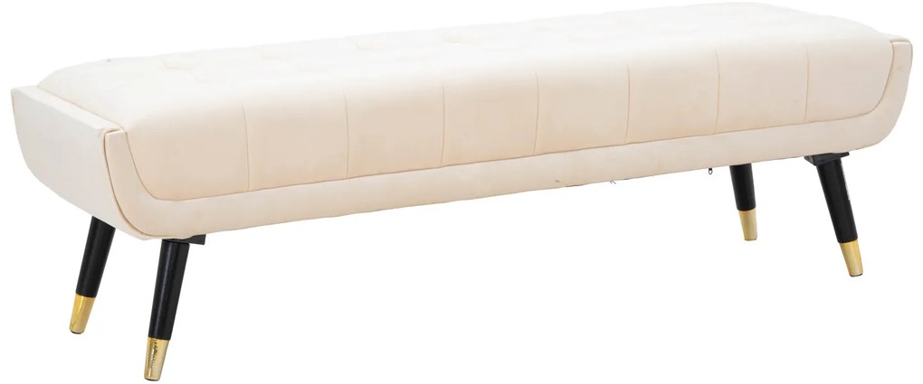 Ławka do przedpokoju, pikowana, 141 x 41 cm