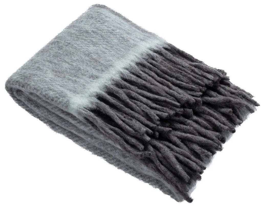 Pled Cozy 130x170cm grey-mint