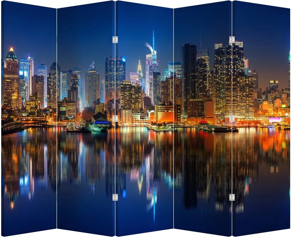 Parawan - Manhattan nocą (210x170 cm)