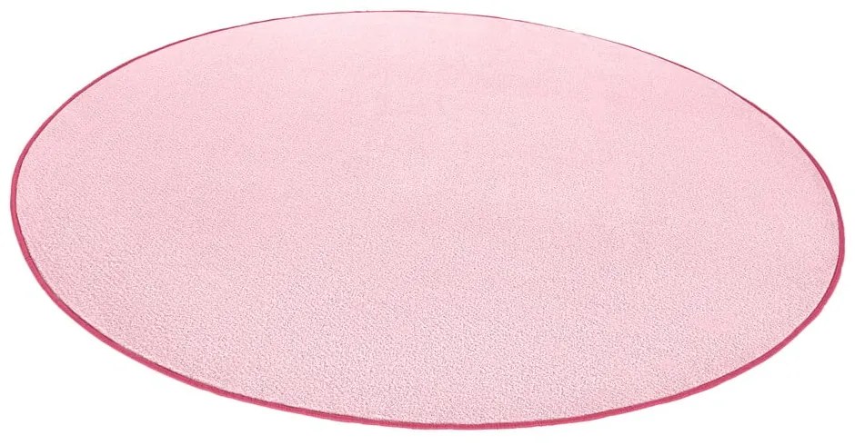 Jasnoróżowy okrągły dywan ø 133 cm Fancy – Hanse Home