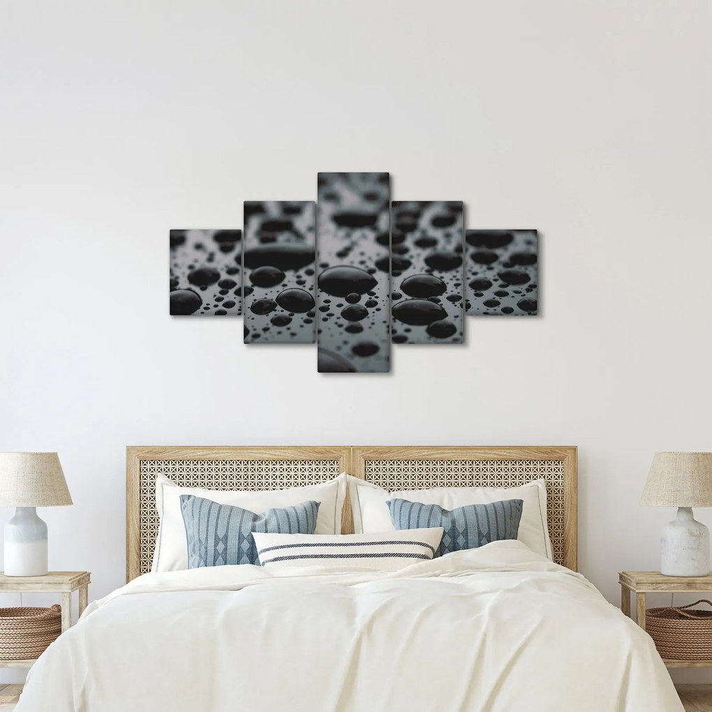 Obraz kropli wody (125x70 cm)